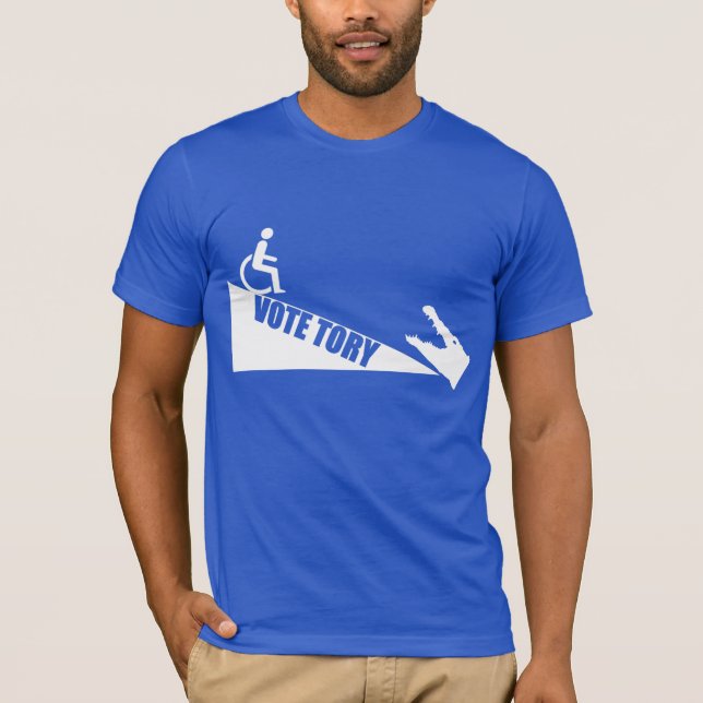 Rösta toryen t shirt (Framsida)