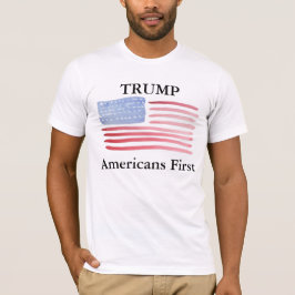 Rösta trumfamerikaner först t shirt