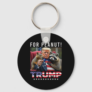 Rösta Trump För Peanut Ekorren 3 Nyckelring