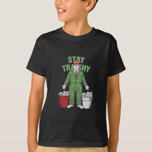 Rösta Trump Sopgubbe Stanna Skitigt 2024 Valet T Shirt