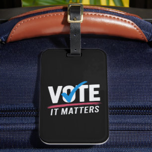 Rösta Val 2024 Röstare Demokrat Politik Bagagebricka