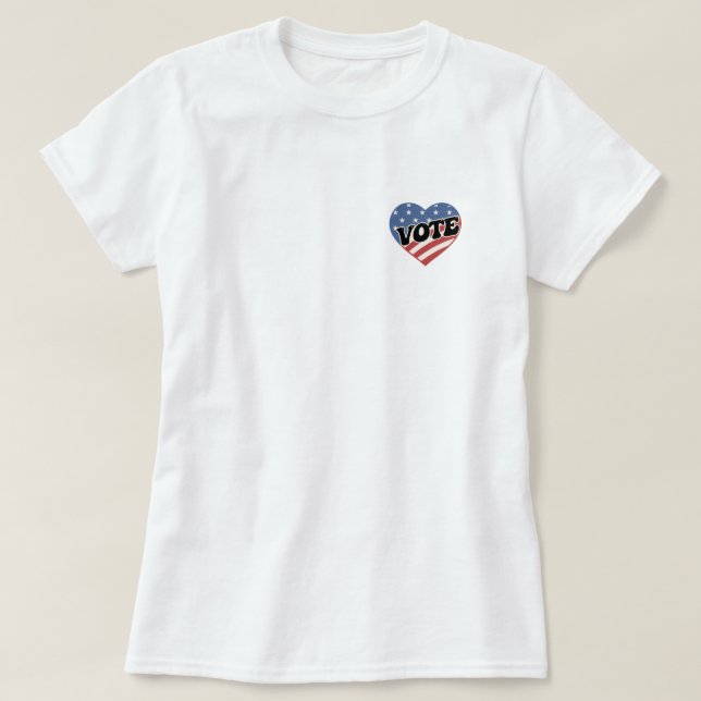 Rösta valet till USA:s president T Shirt (Design framsida)