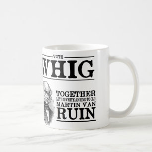 Rösta whigen kaffemugg