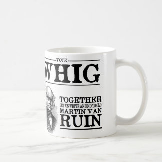 Rösta whigen kaffemugg