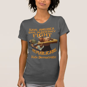 RÖSTA ZL X1 KP DEMOKRATISKA PARTIET VALKOSTNAD T SHIRT