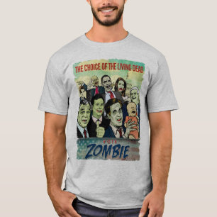 Rösta ZombieT-tröja T-shirt