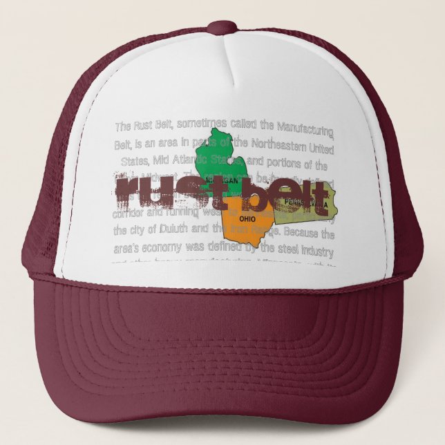 Rostabältet Truckerkeps (Framsida)