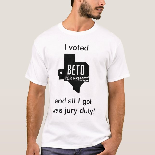 Röstad arbetsuppgift för Beto harjury T Shirt (Framsida)