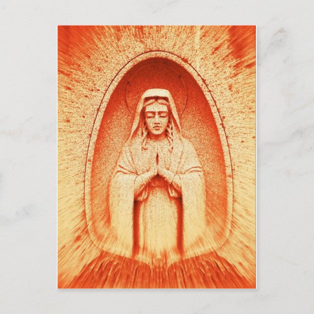 Rostad bön vykort (Framsida)