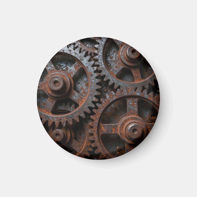 Rostad industriell mekanism magnet (Framsidan)