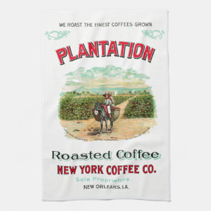 Rostad kaffe kökshandduk