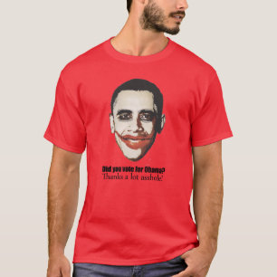 Röstade du för Obama Tee Shirt