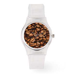 Rostade kaffebönor armbandsur