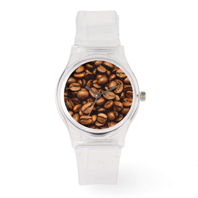 Rostade kaffebönor armbandsur (Framsida)