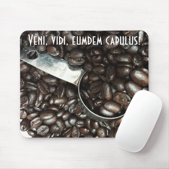 Rostade kaffebönor med fotfoto av Silver Scoop Musmatta (Med mus)