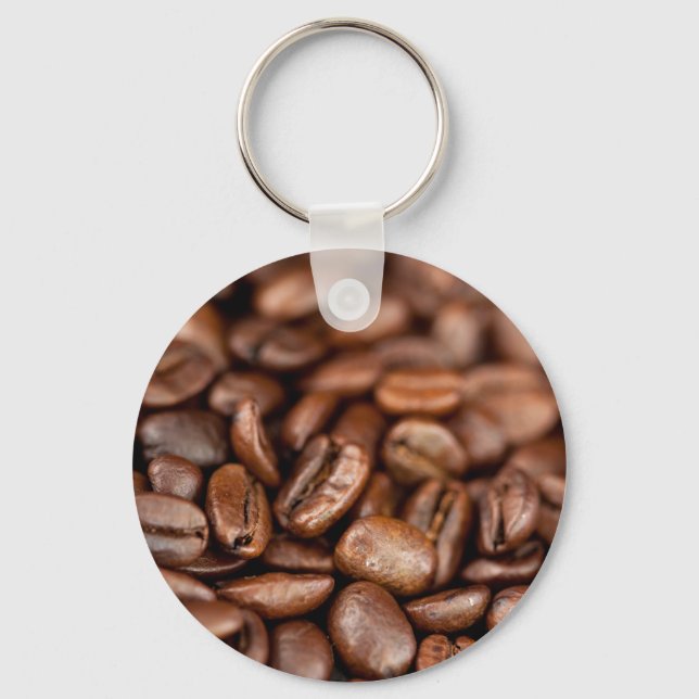 Rostade kaffebönor nyckelring (Framsida)