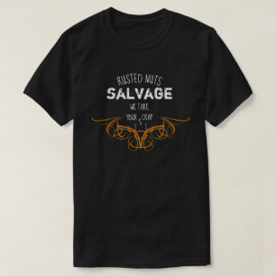 Rostade nöt som bärgningen oss tar ditt, skrotar t shirt