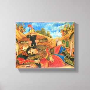 Rostam & Sohrab-utskrift Canvastryck