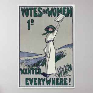 Röstar för önskade kvinnor poster