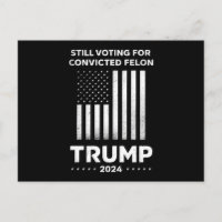 Röstar fortfarande på den dömde brottslingen Trump