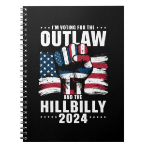 Röstar på Outlaw och Hillbilly 2024 USA Anteckningsbok