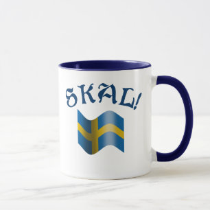 Rostat bröd för Skal svenskflagga från sverige Mugg