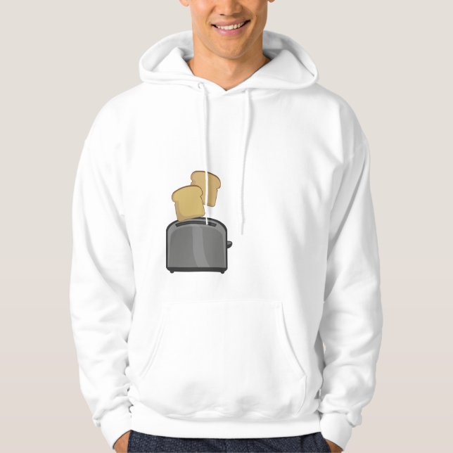 Rostat brödHoodie Tröja Med Luva (Framsida)