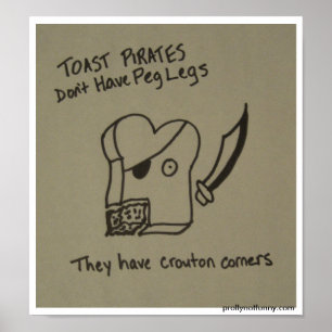 Rostat brödpirater har inte att fixera poster