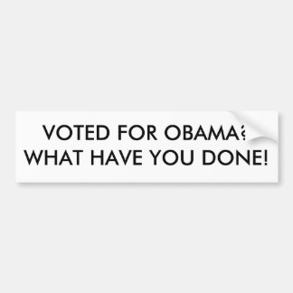 RÖSTAT FÖR OBAMA? VAD HAR GJORD DIG! BILDEKAL