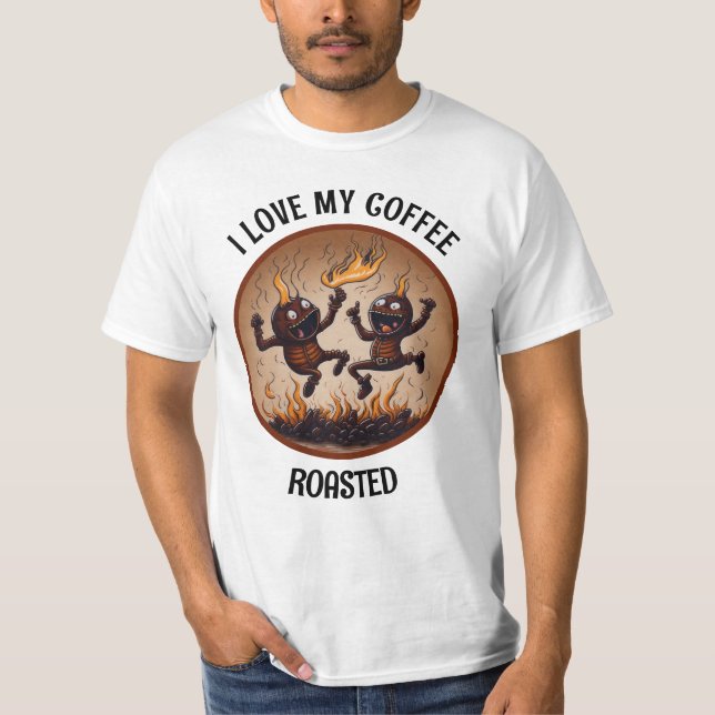Rostat kaffe t shirt (Framsida)