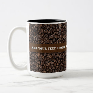 Rostat kaffebönans Two_Tone Mugg