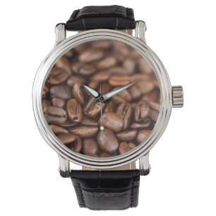 Rostat kaffebönor armbandsur