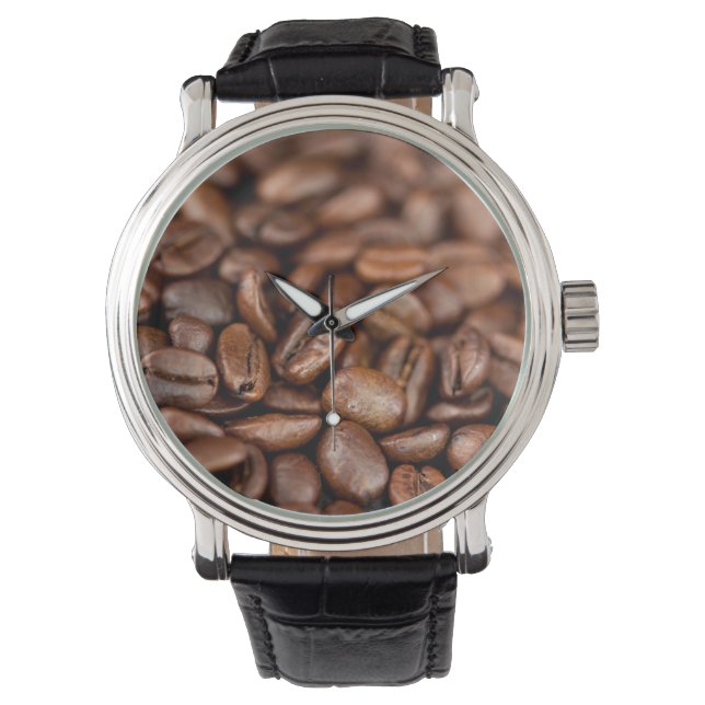 Rostat kaffebönor armbandsur (Framsida)