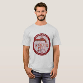 Rostat leda i rör tee shirt