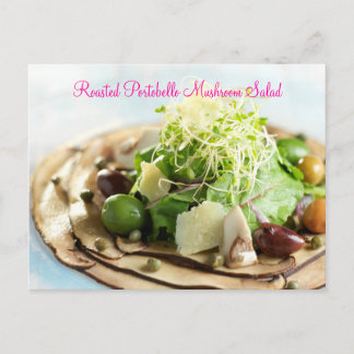 Rostat Portobello Mushroom Salad Vykort