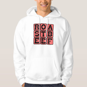 Rostbiff, smörgås kött hoodie