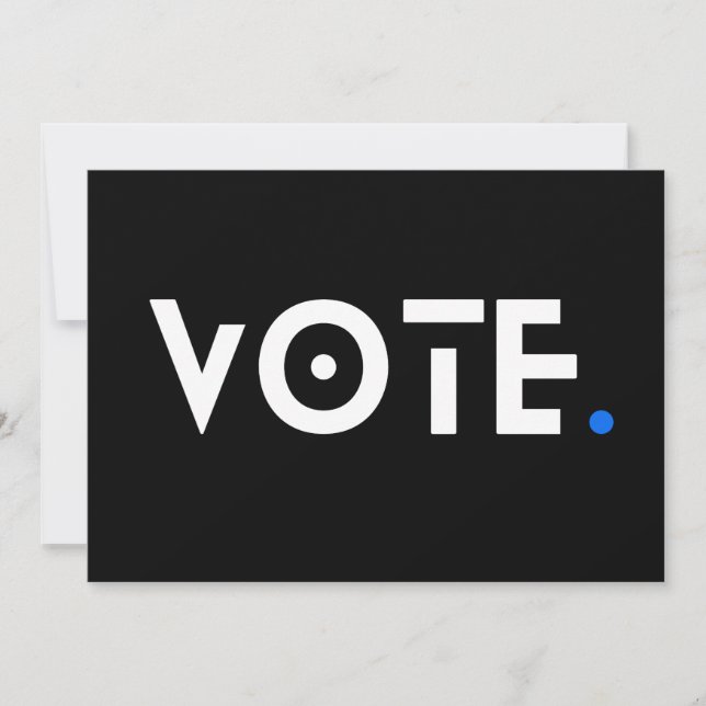 Röstblå period inbjudningar (Framsida)