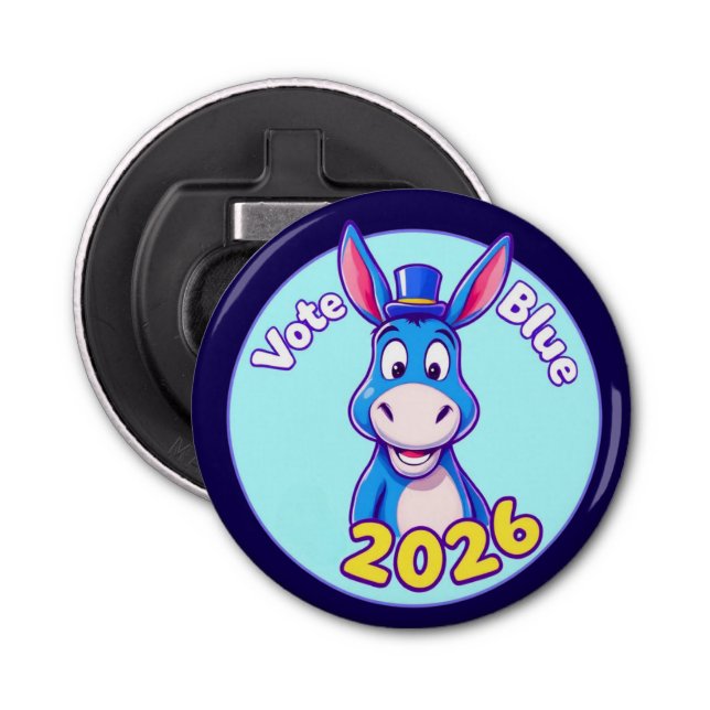 Röstblått 2026 flasköppnare (Framsidan)