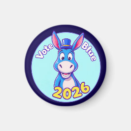 Röstblått 2026 magnet