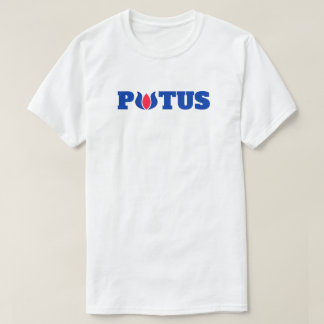 Röstblått Lotus för POTUS Harris T-Shirt