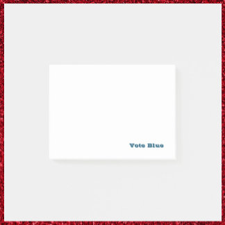 Röstblått Post-it Block
