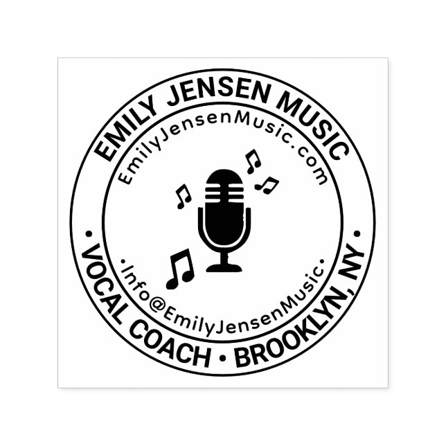 Röstcoach Röst Företag Namn Plats URL E-post Självfärgande Stämpel (Design)