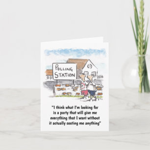 Röstdag Hälsning-kort Kort