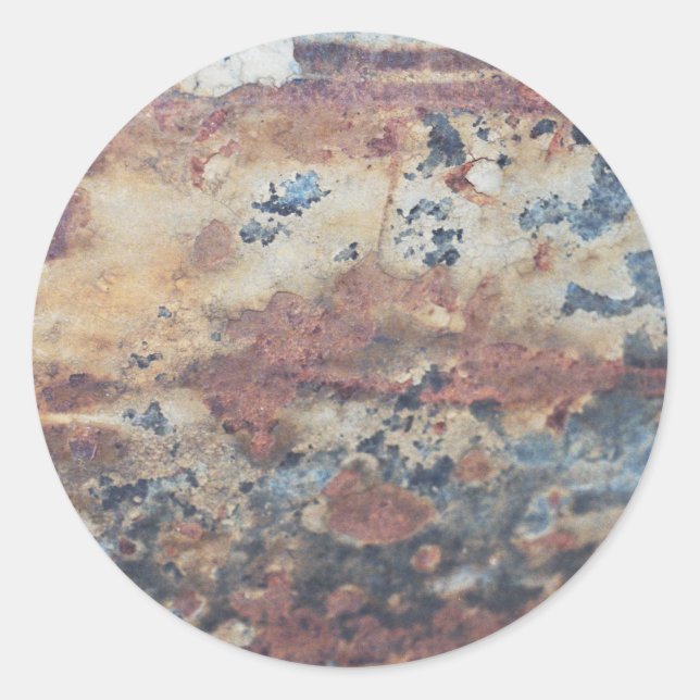 rostdekal runt klistermärke (Framsida)