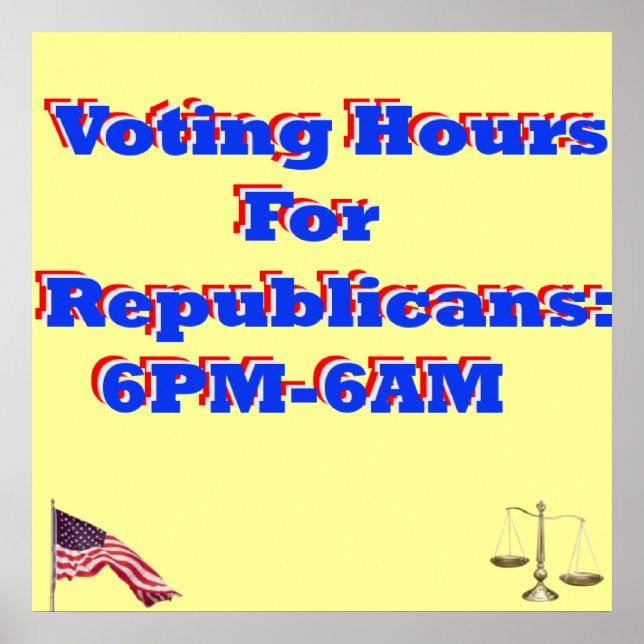 Röstdemokratisk utskrift poster (Framsidan)