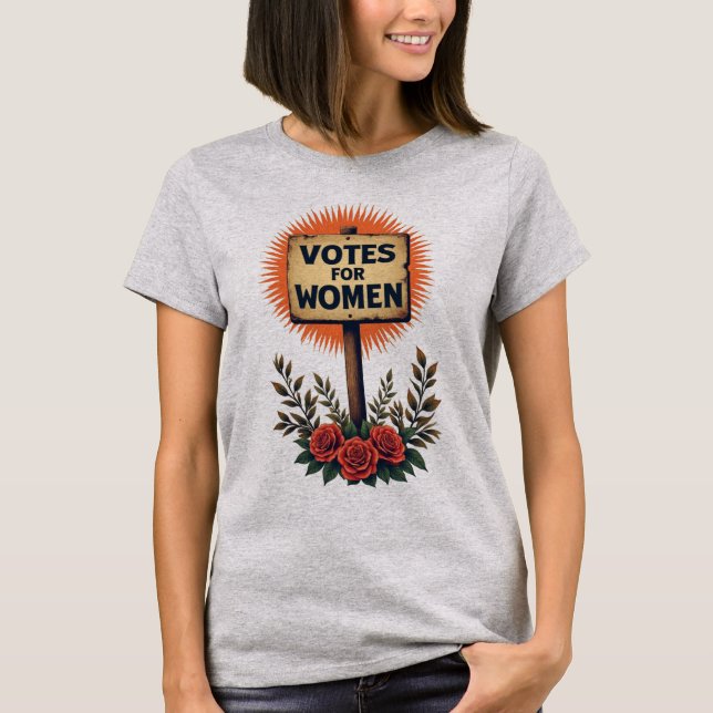Röster för kvinnoprotestens Vintage T Shirt (Framsida)