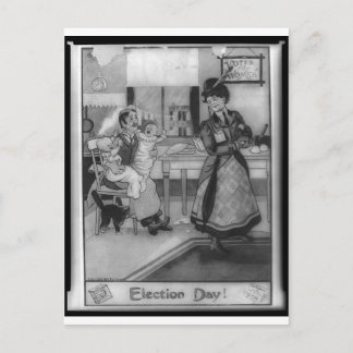 Röster för kvinnor! vykort