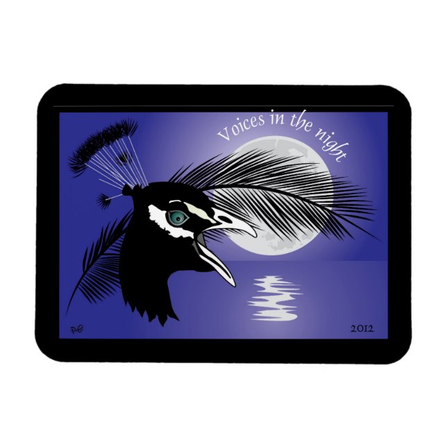 Röster i den nattliga Premium Flexi Magnet (Horisontell)