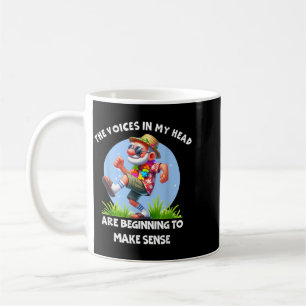 Rösterna I Huvudet Roligt Humor Citat Sarcasticst Kaffemugg