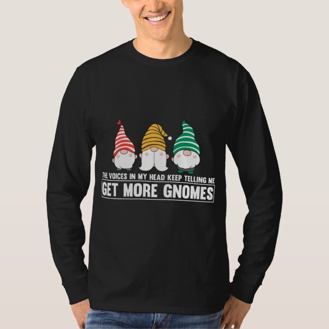 Rösterna i min Behålla säger att jag får mer penga T Shirt (Framsida)